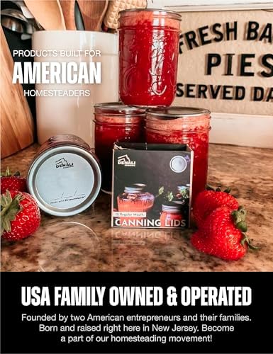 Denali 240-Pack Canning Lids with PreserveLock Seal