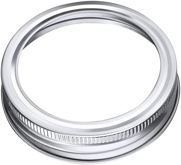 48Pcs Canning Rings and Lids Set for Mason Jars