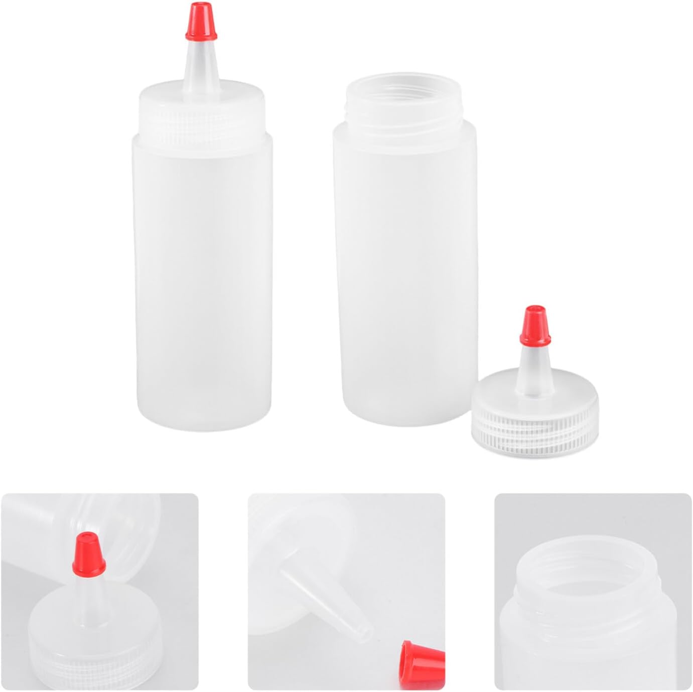 COHEALI 6Pcs Empty Squeeze Bottles with Tip Caps 1