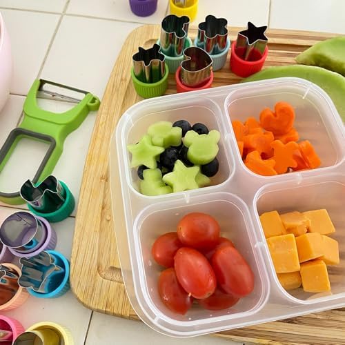 IELEK Sandwich Bread Cutters Shape Set for Kids 1