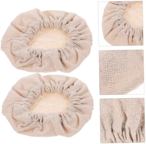 STOBAZA 2pcs Reusable Glass Jar Covers