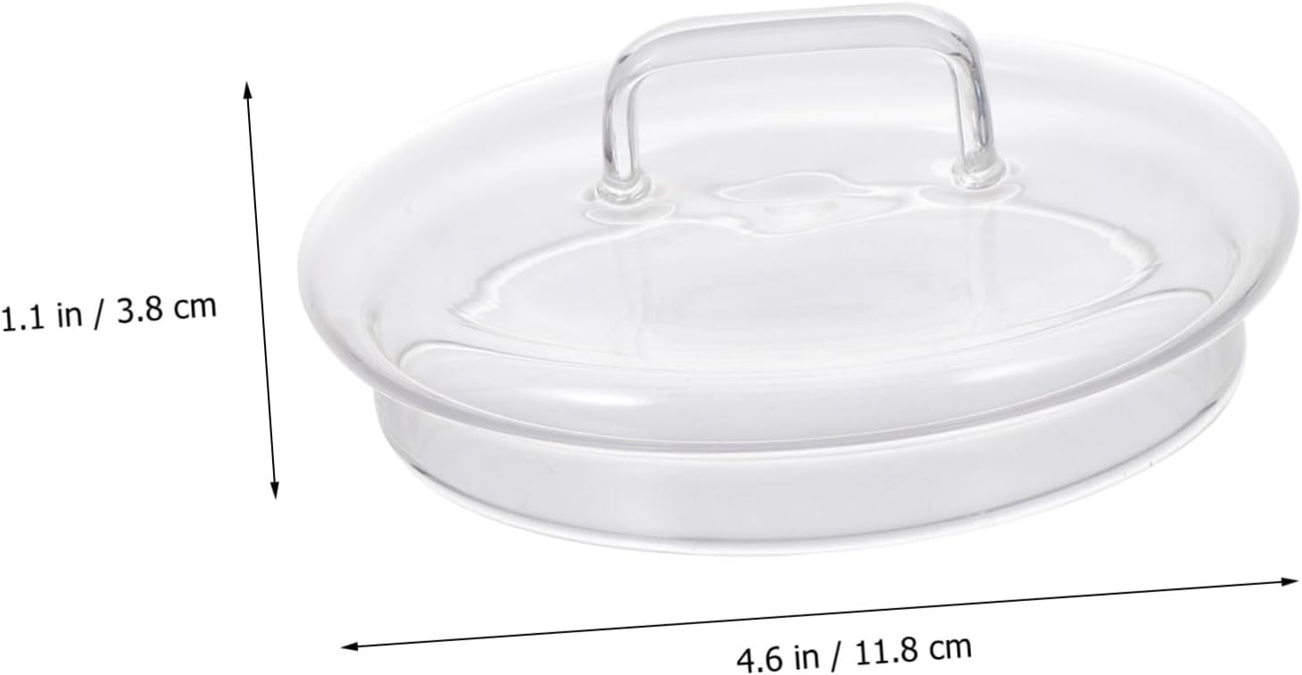 GRADENEVE Airtight Glass Jar Lids 2 Pack Sturdy Easy to Clean