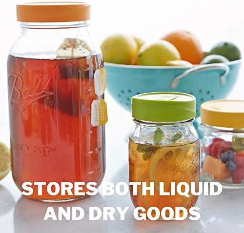 iLIDS SL-W-GRY2 Mason Jar Lid Pack of 2 Gray