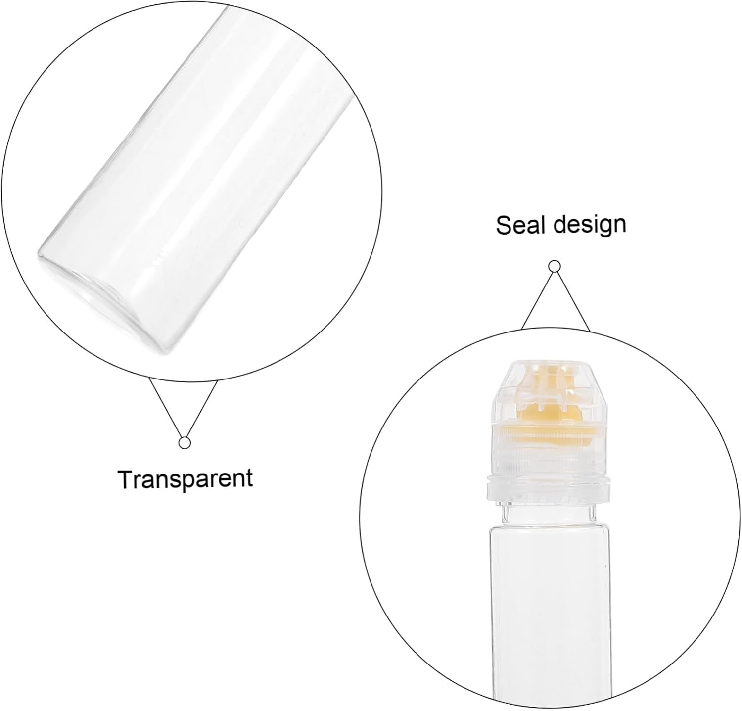Gatuida 2-Pack Mini Squeeze Condiment Bottles