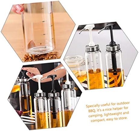 VOSAREA Honey Pump Dispenser Bottle for Honey Salt Sugar Pepper