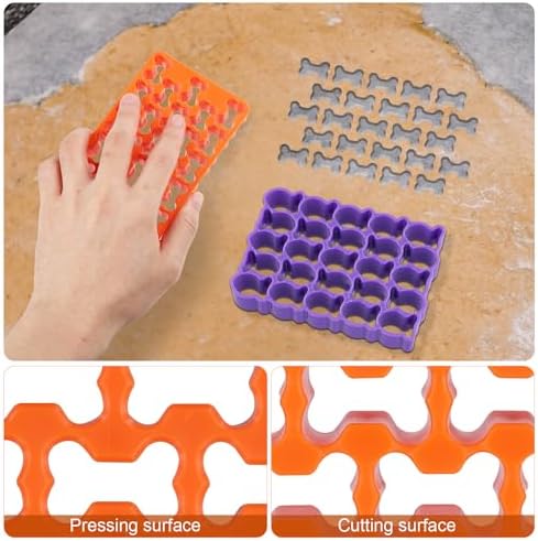 PEUTIER 2pcs Goldfish Dog Bone Cookie Cutter