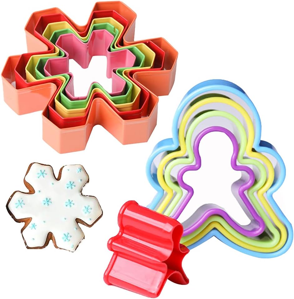 KALAIEN 25Pcs Christmas Cookie Cutter Set
