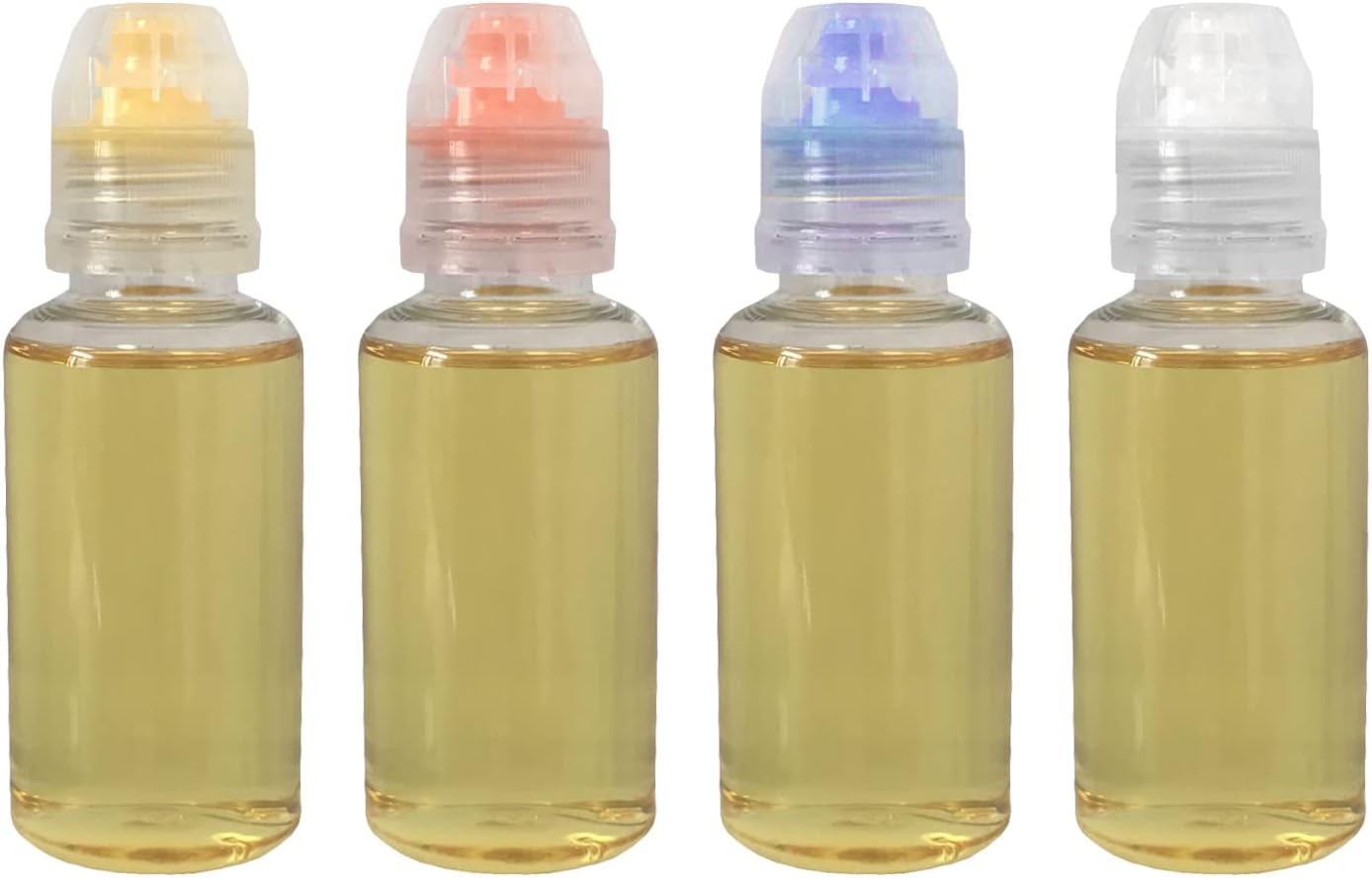 HYMAOME 4PCS Leakproof Honey Squeeze Bottles Flip Top Reusable Condiment Dispensers