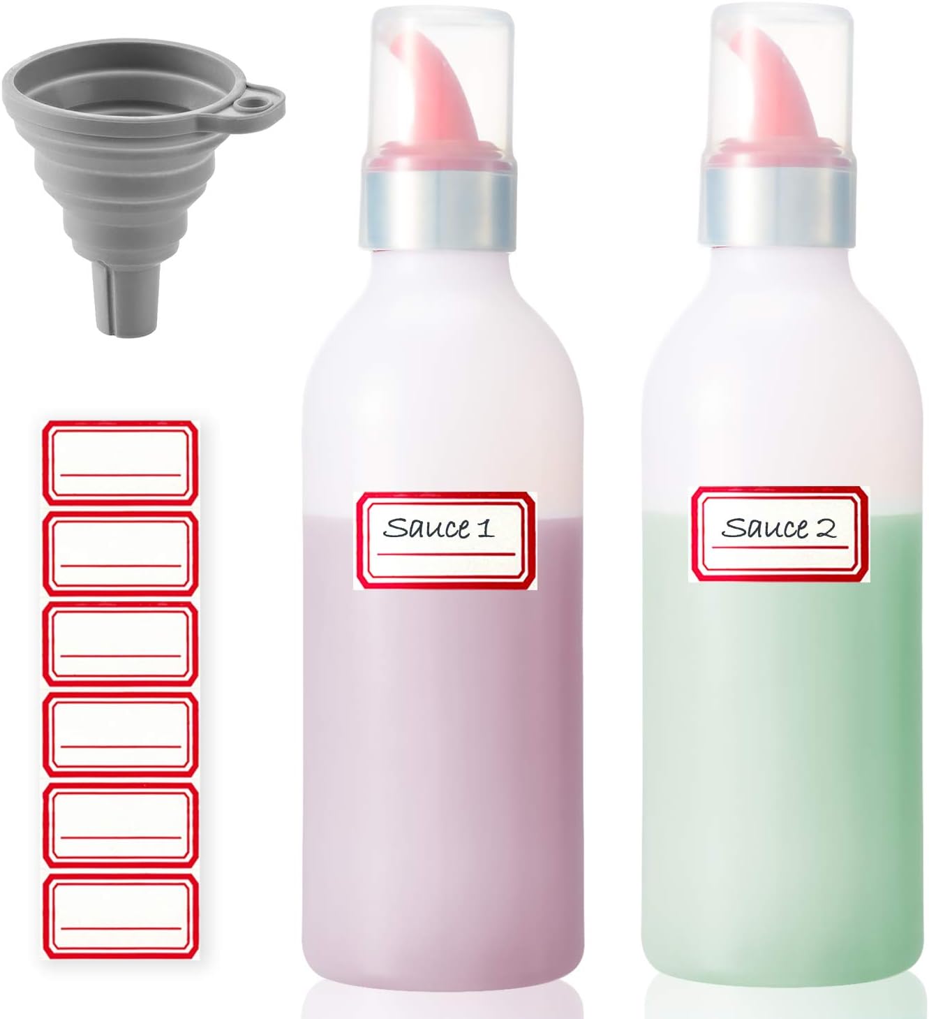 SUJUDE Condiment Squeeze Bottle for Kitchen