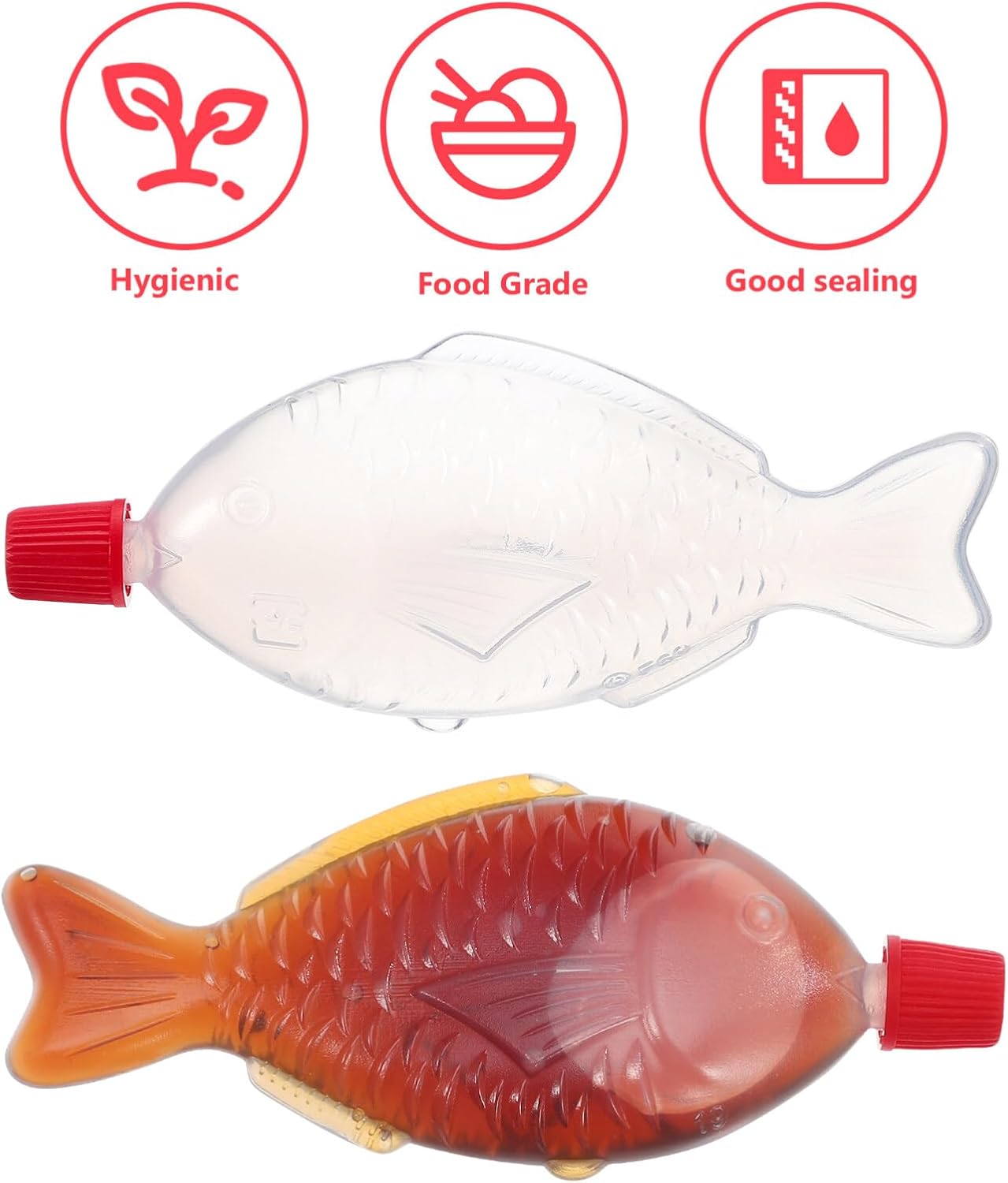 Zerodeko 100 PCS Condiment Squeeze Bottles
