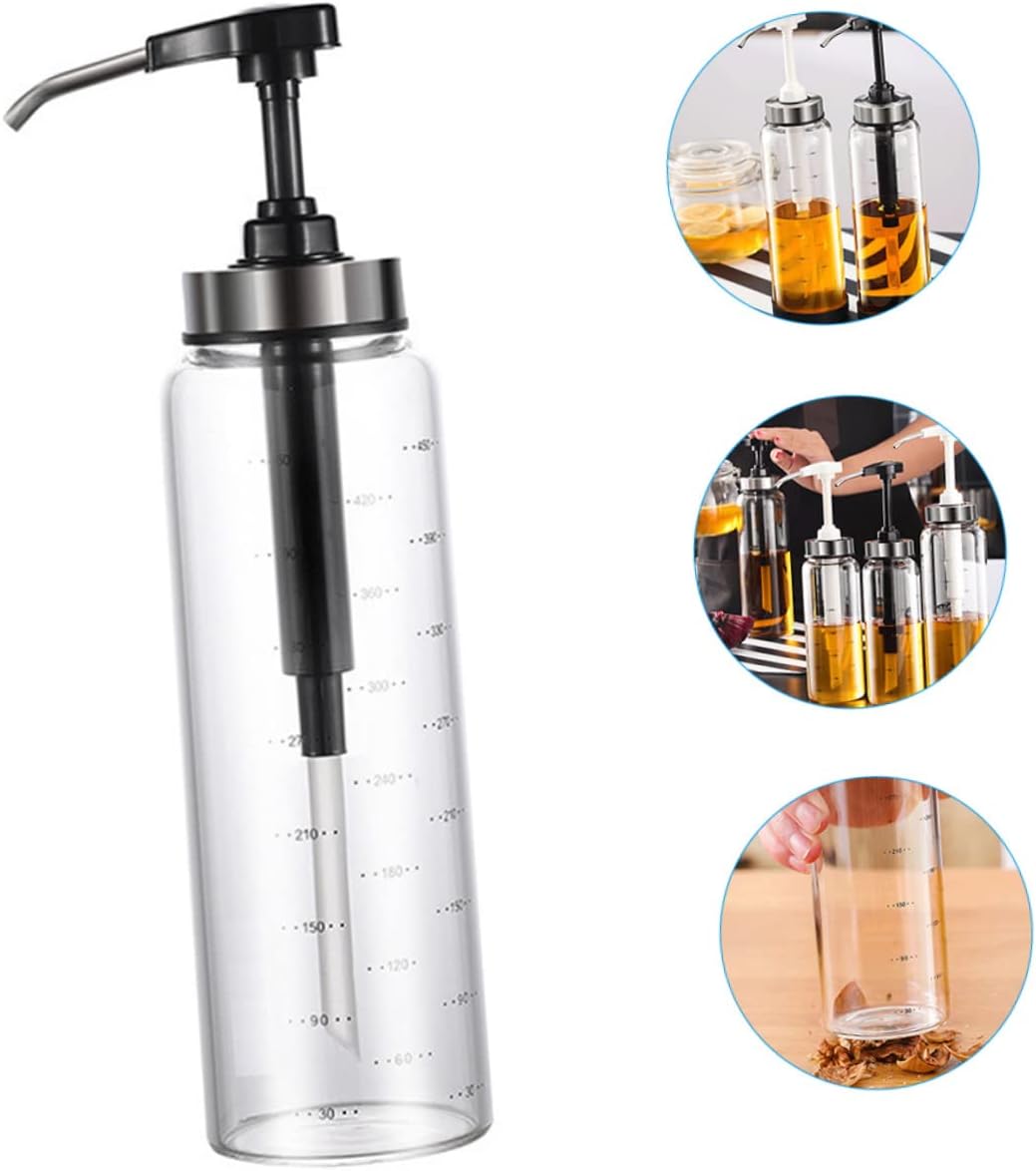 VOSAREA Honey Pump Dispenser Bottle for Honey Salt Sugar Pepper