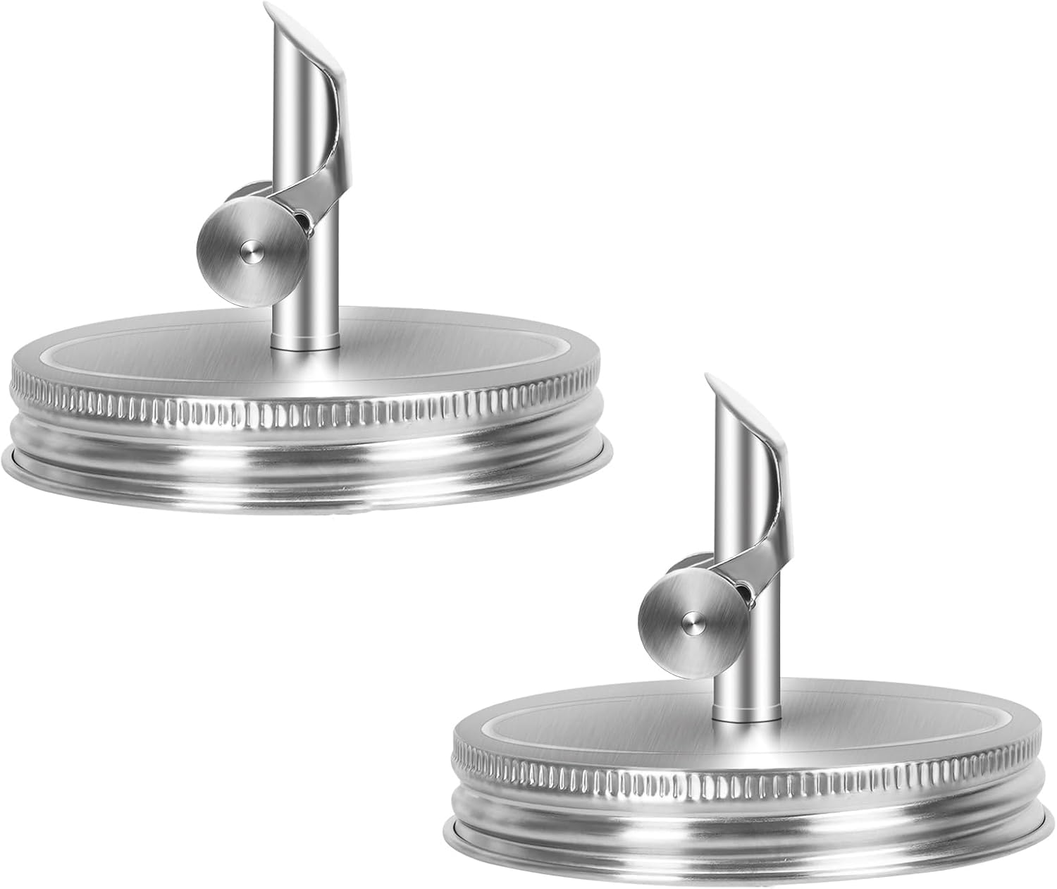 Houjioes 2Pack Spout Lids for 275 Mason Jars