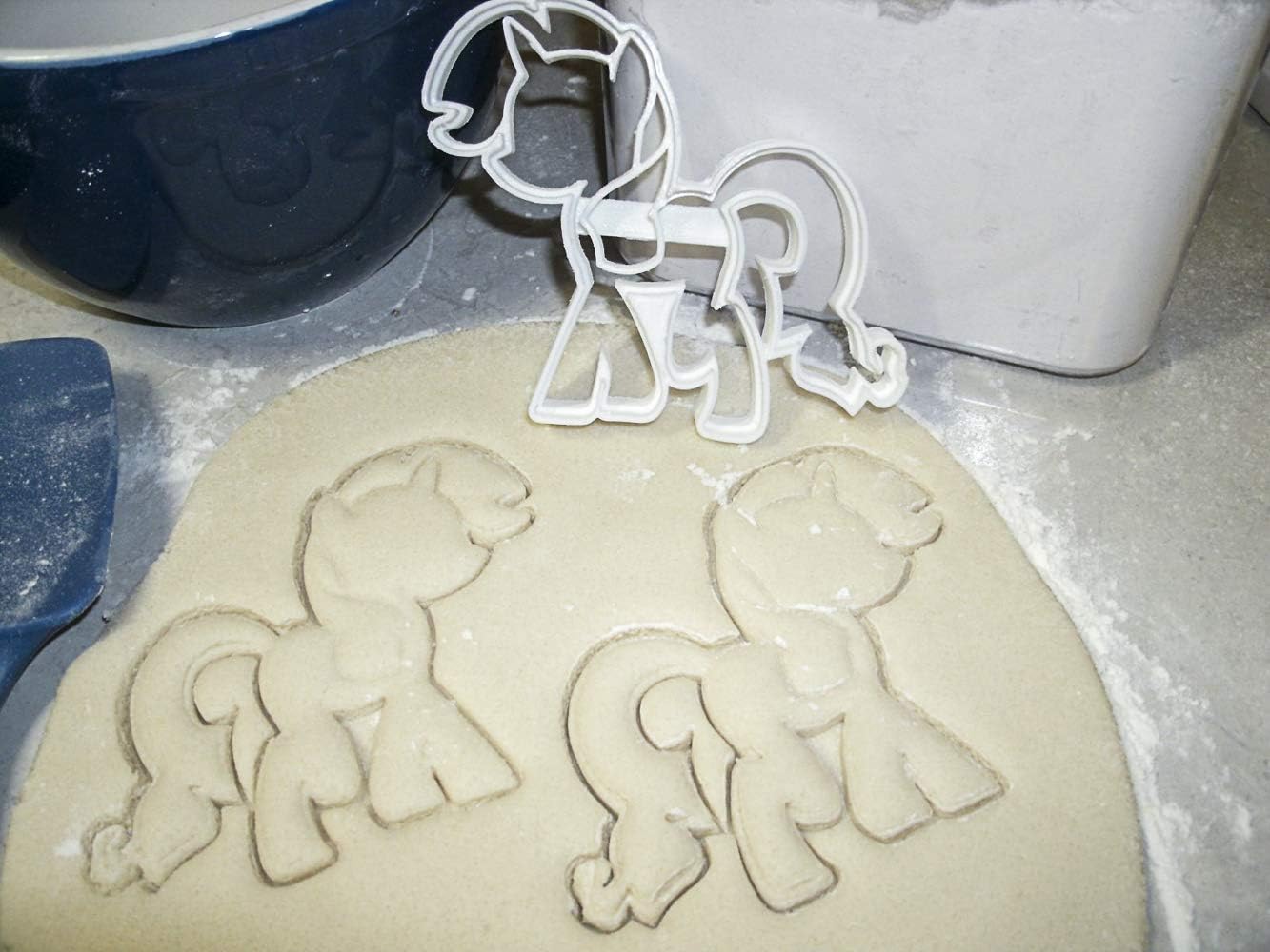 YNGLLC Inspired by My Little Pony Themed Cookie Cutters Set of 6