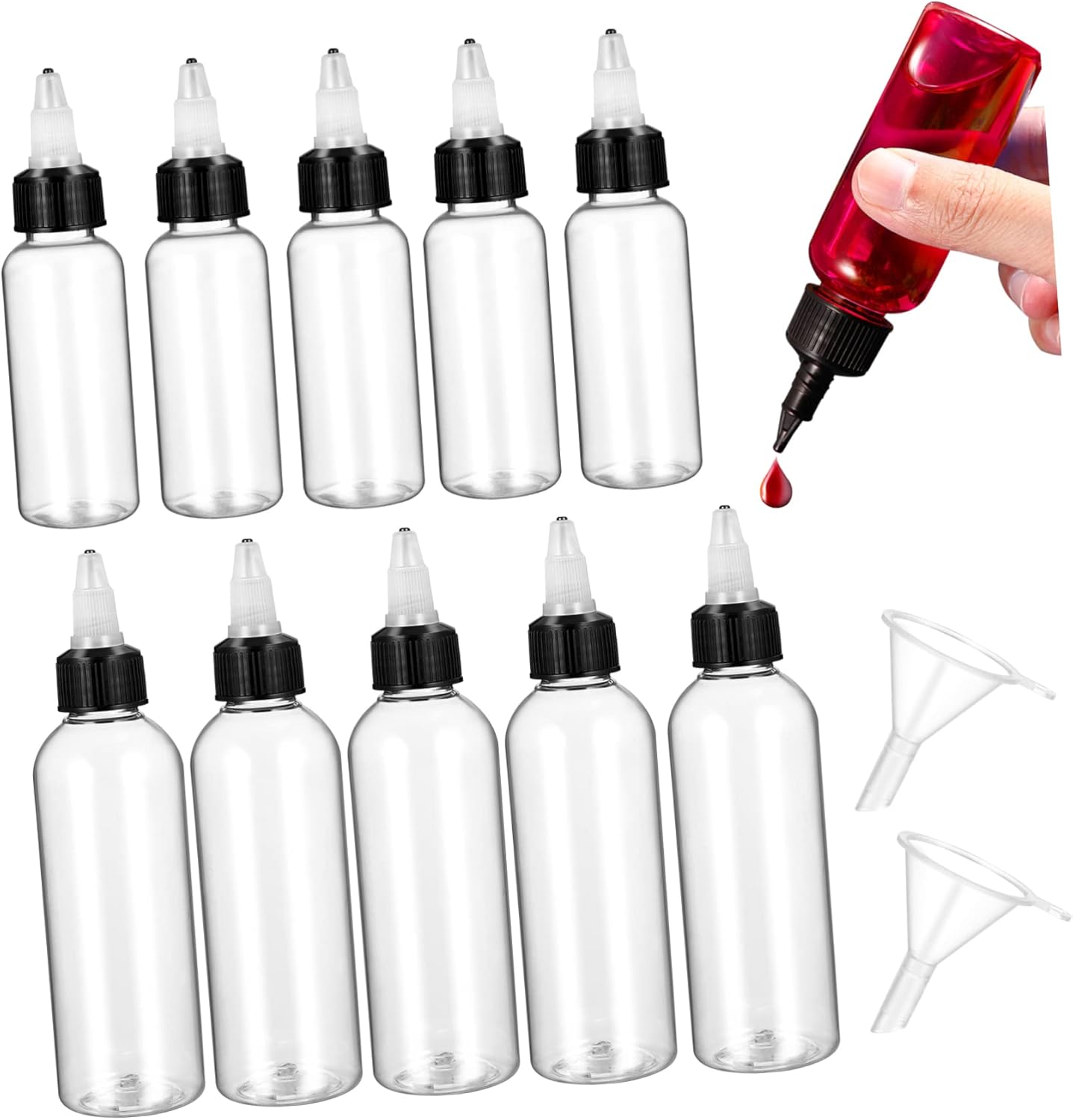 Zerodeko 12-Piece Squeezable Condiment Bottles Set 1