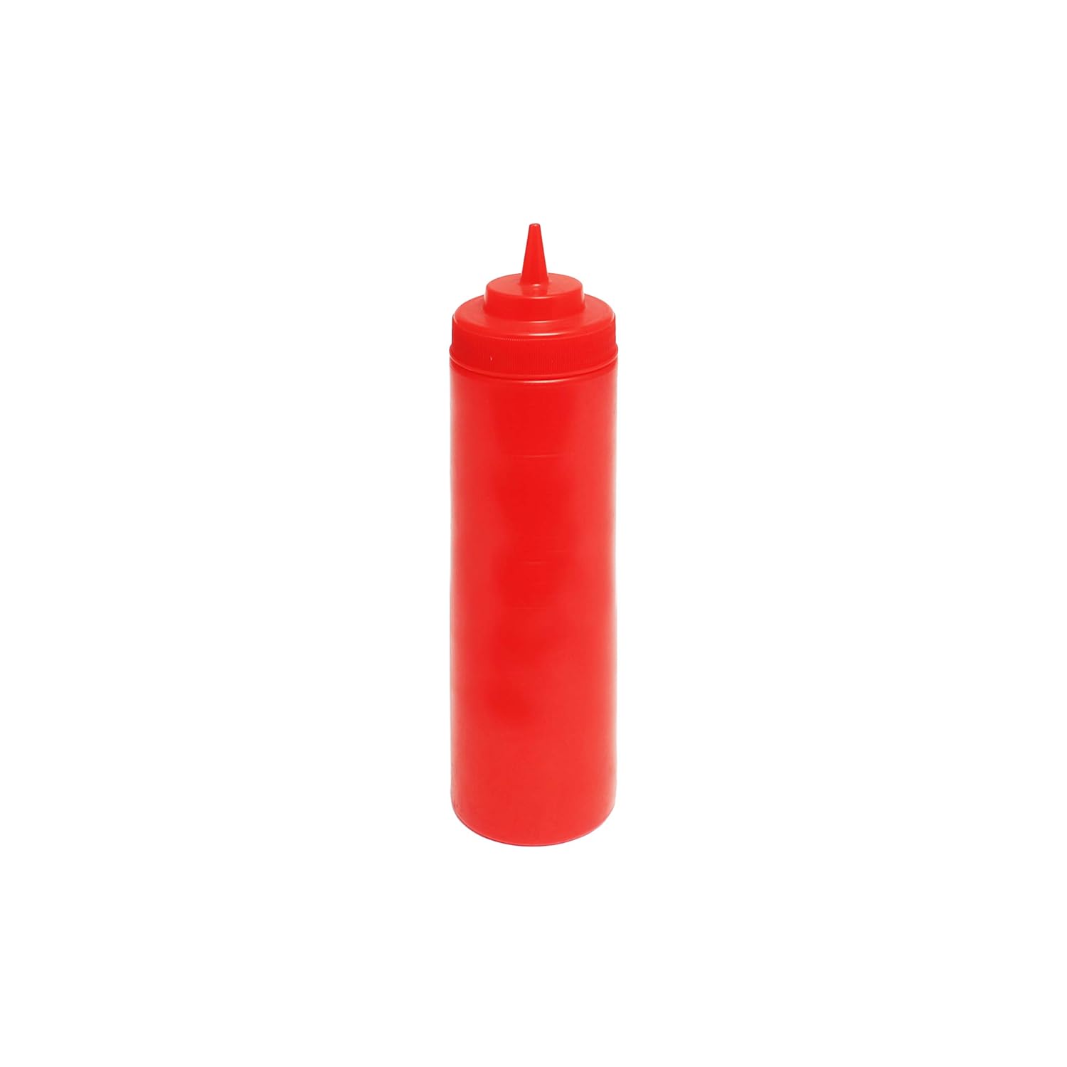 Thunder Group Squeeze Bottle 24 oz Red Wide Mouth Pack of 6