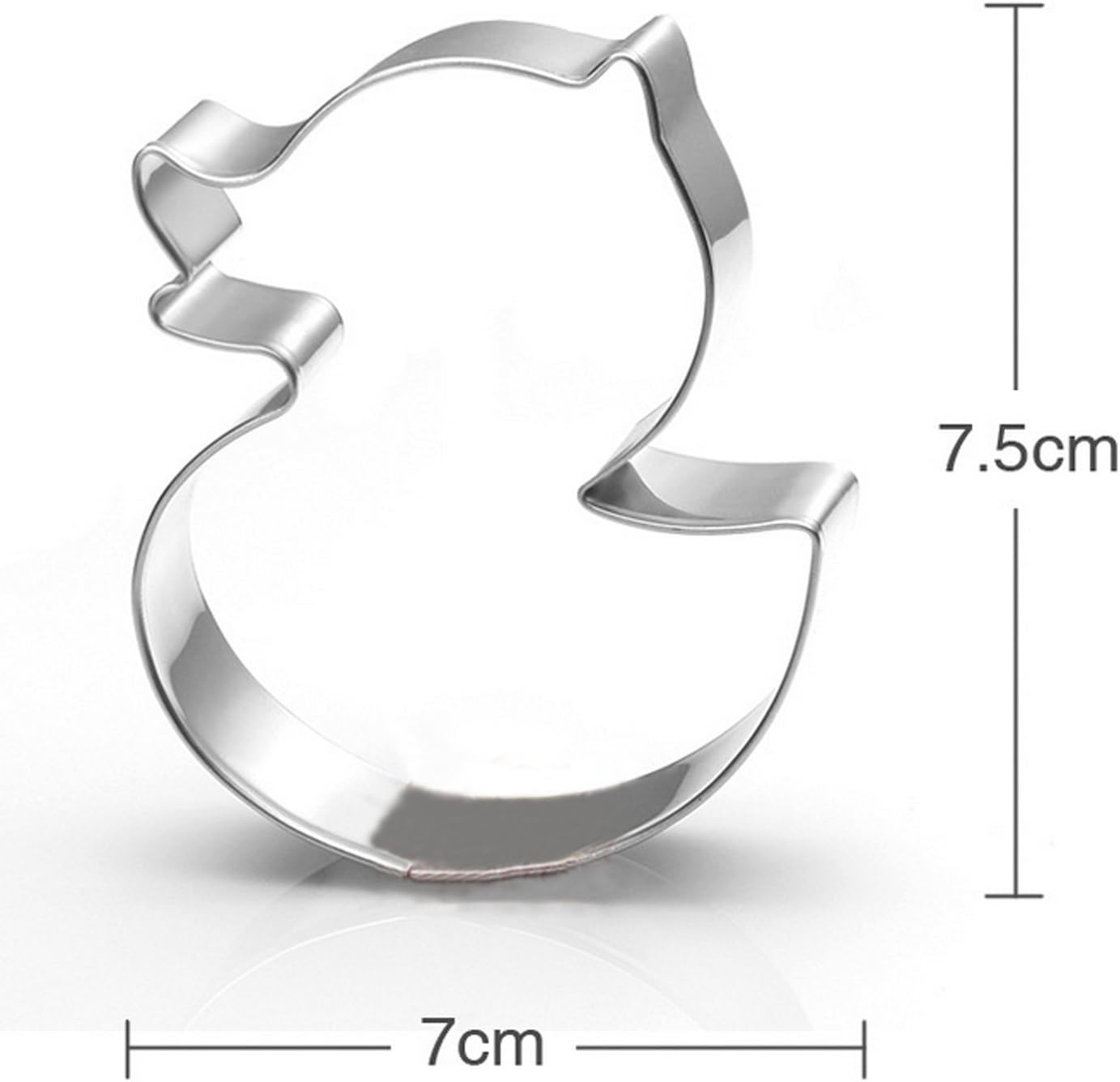 GXHUANG Cute Duck Cookie Cutter - Stainless Steel