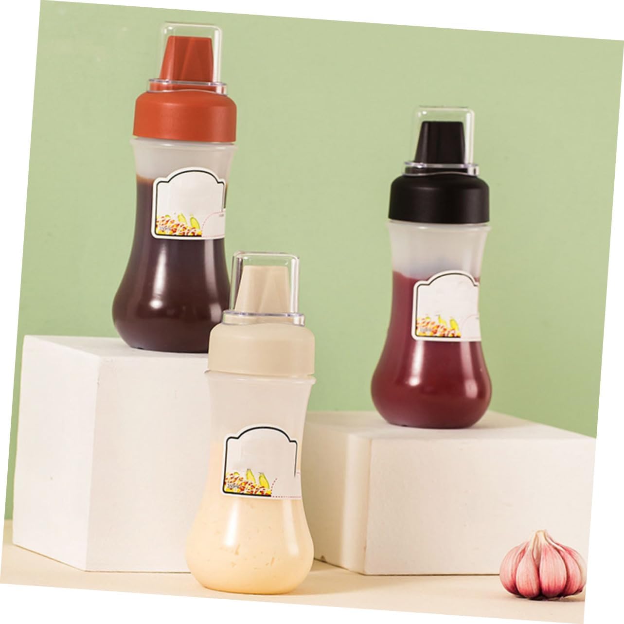 350ml Durable Condiment Squeeze Bottle for Kitchen Use