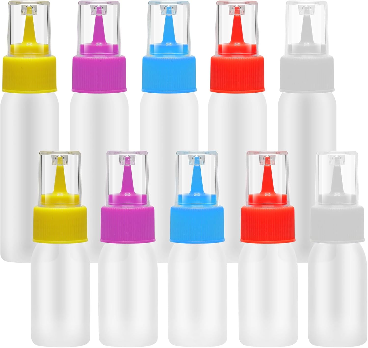 Lenpestia 10 Pcs Cookie Icing Squeeze Bottles Set