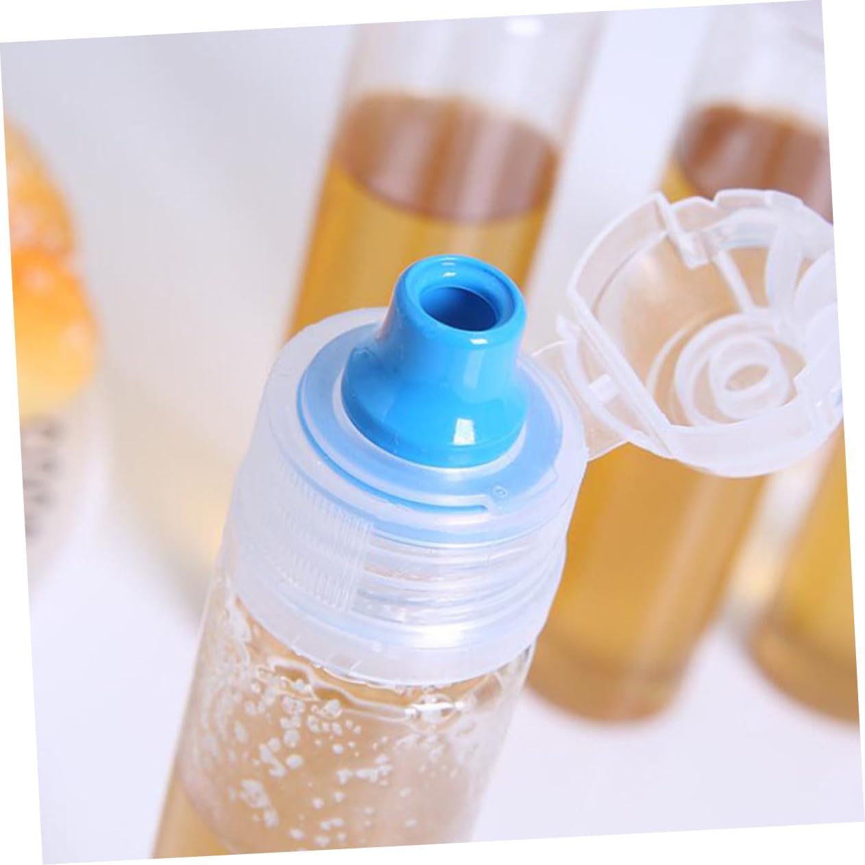 KICHOUSE 4Pcs Food Sealed Bottle Set for Spices Ketchup and Honey