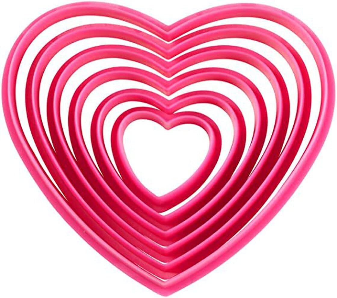 Wilton Nesting Heart Cutter Set 225-42 Inch
