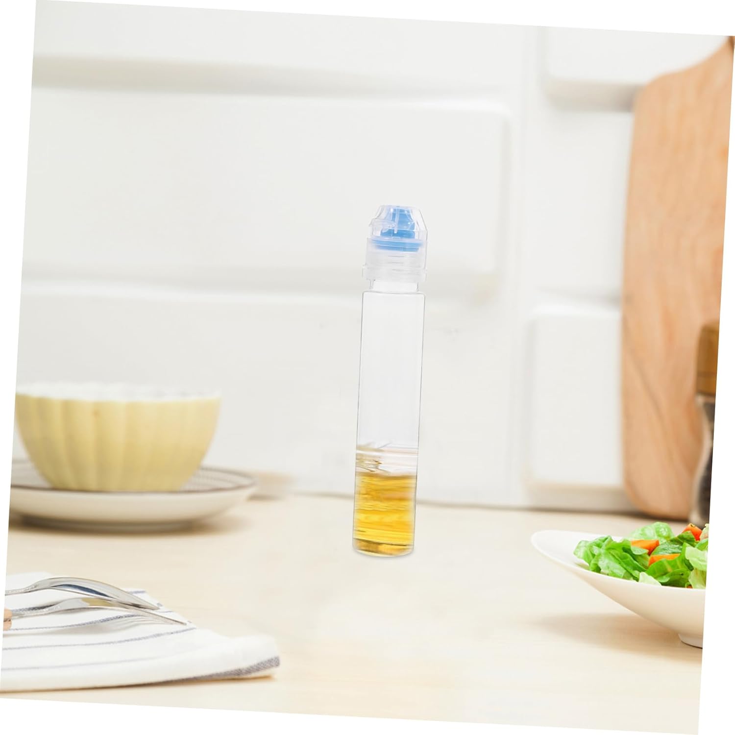 8 Pcs Mini Squeeze Condiment Bottles for Ketchup Honey Oil Salad Dressing