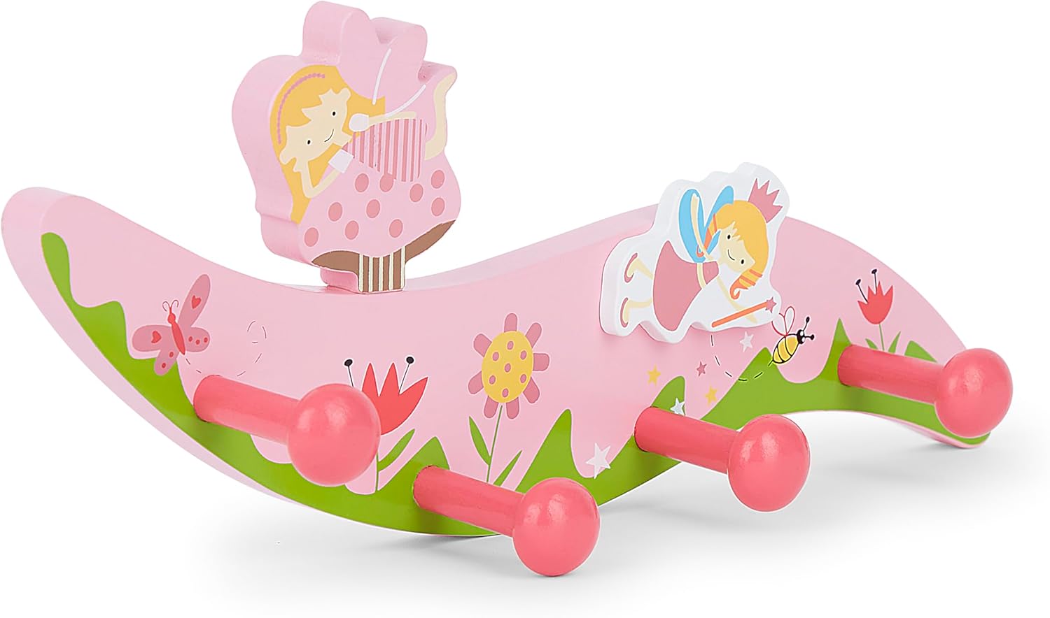 Mousehouse Gifts Fairy Themed Coat Hooks for Kids Bedroom