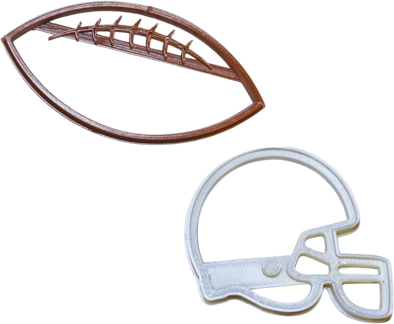 Football Helmet Cookie Cutters Set of 2 Made in USA