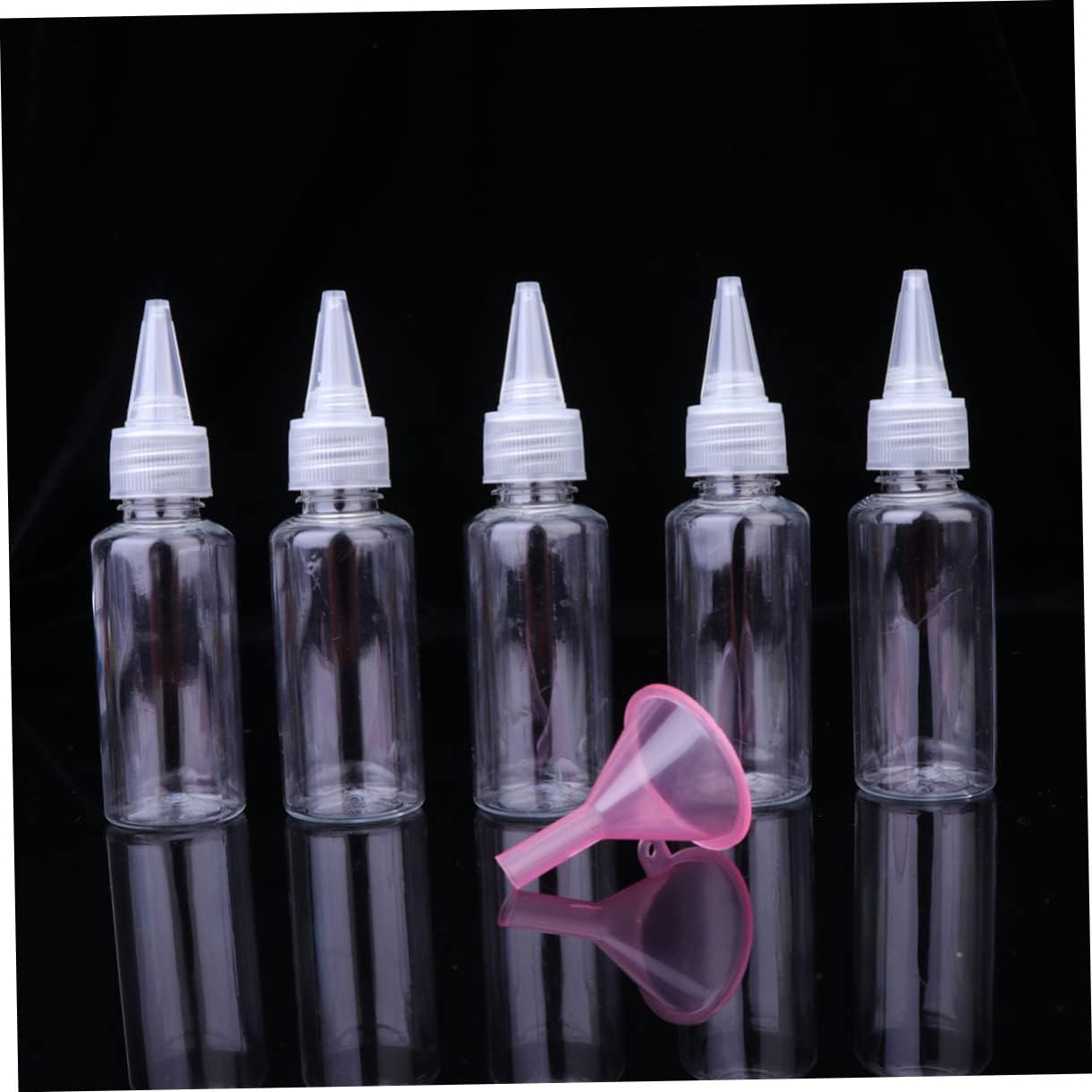 PRETYZOOM 20pcs Condiment Squeeze Bottles with Lids 1