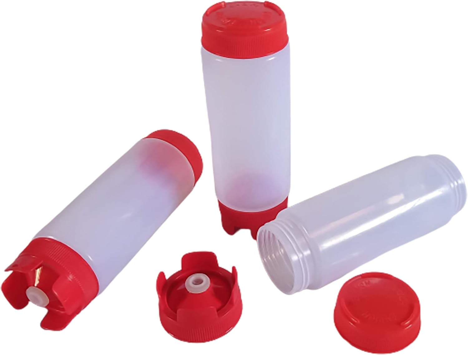 BAKERS PARDISE 15 Oz Condiment Squeeze Bottles Pack of 3 1