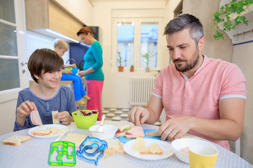 Limasum Sandwich Cutters for Kids Bento Lunch Fun Shapes