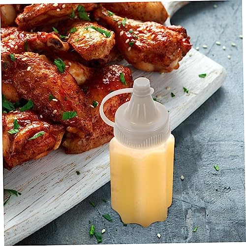 FELTECHELECTR Condiment Bottles Set of 8 for Kitchen Use