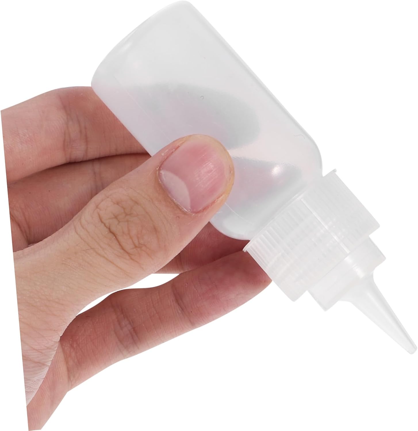 OKUMEYR 2-Piece Condiment Squeeze Bottles 30ml Leakproof Plastic