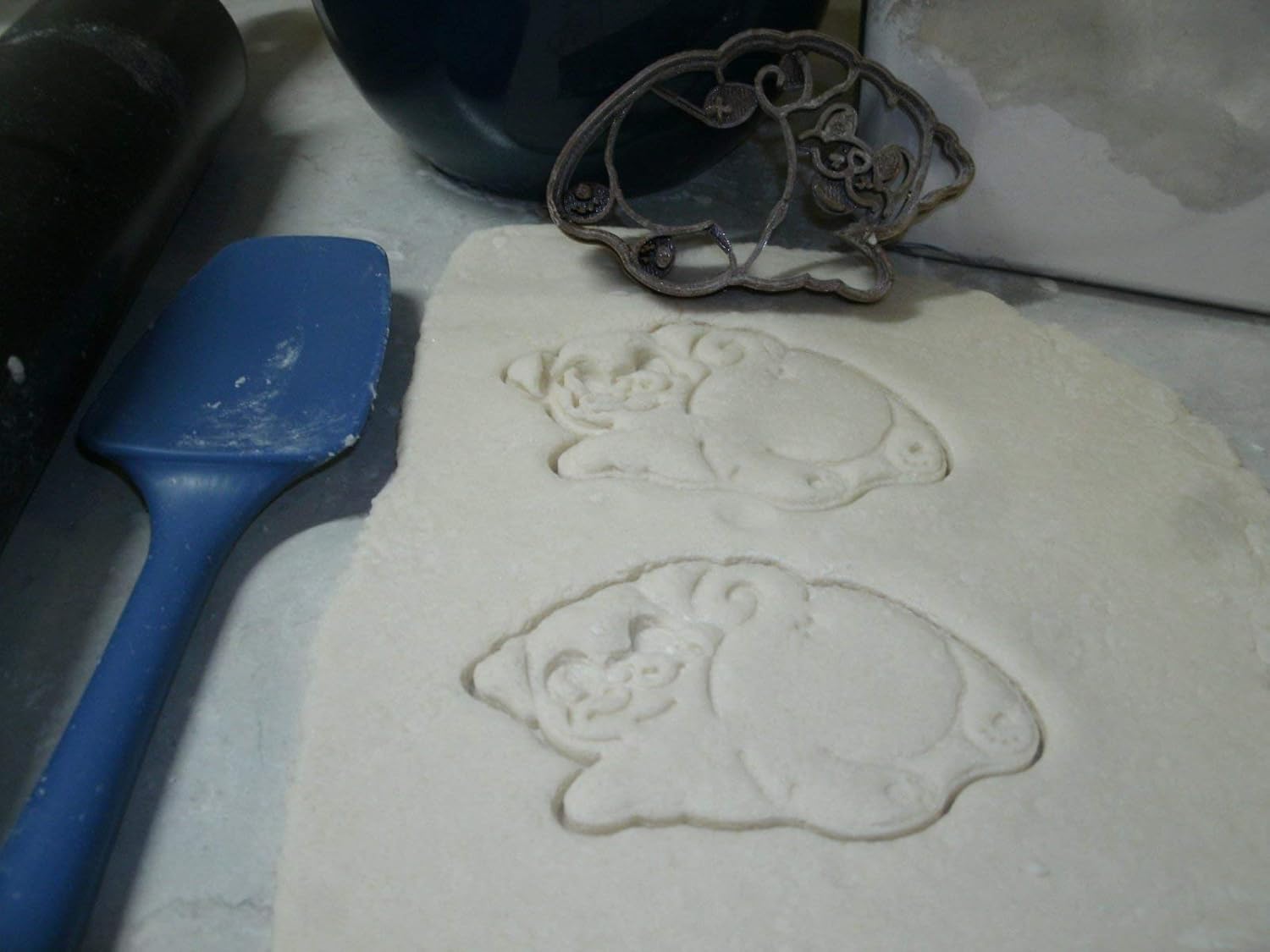 Pug Lover Wrinkly Dog Breed Cookie Cutters Set of 5
