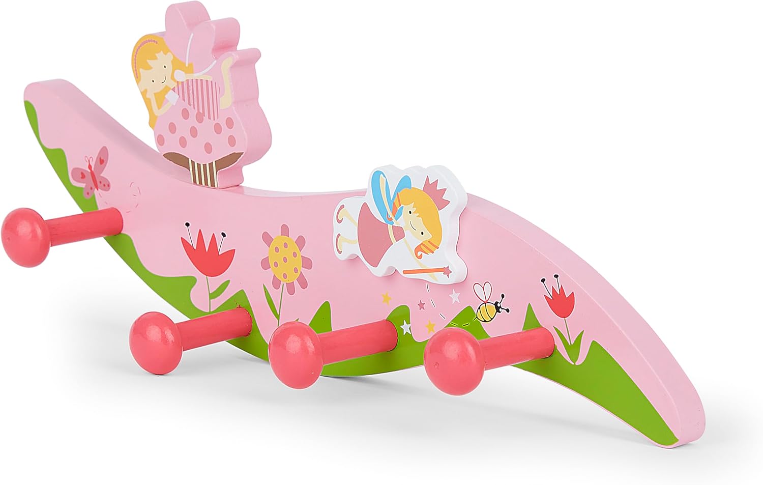 Mousehouse Gifts Fairy Themed Coat Hooks for Kids Bedroom