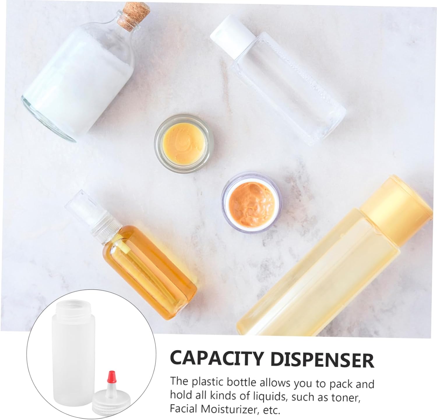 MAGICLULU 18 Pcs Leak-Proof Squeeze Bottles