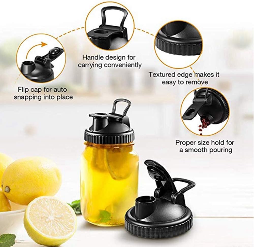 MinLia Reusable Mason Jar Lids with Seal