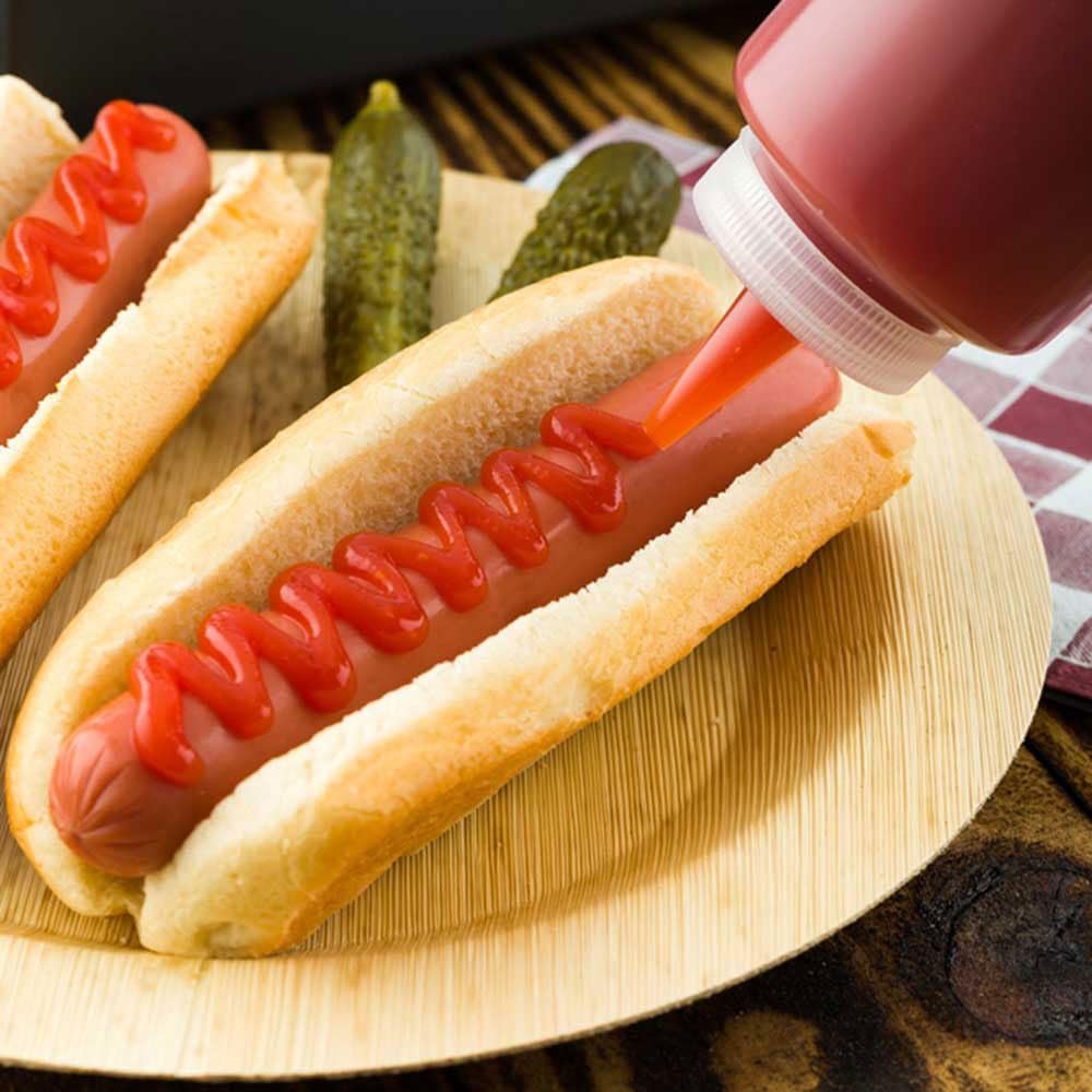 Restaurantware 12 8 Oz Condiment Squeeze Bottles With Lids