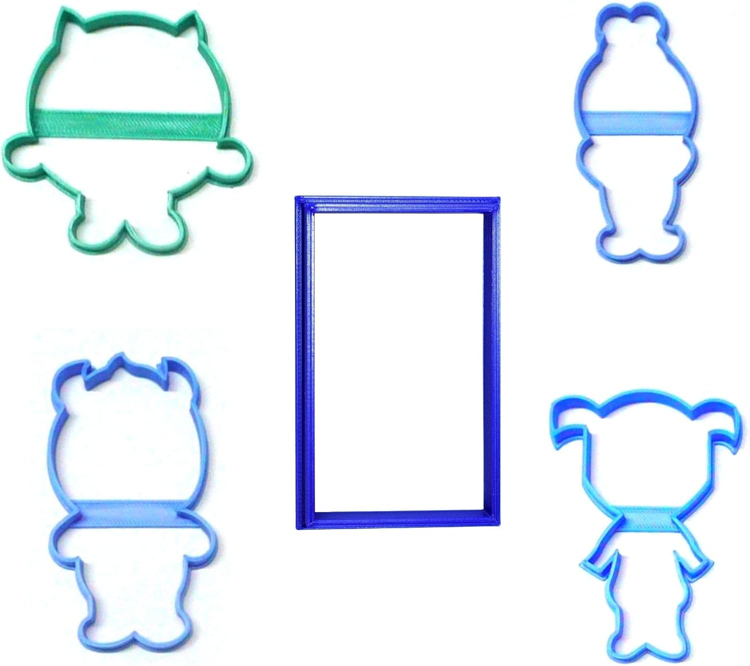 Monsters Inc Cookie Cutters Set of 5 Made in USA
