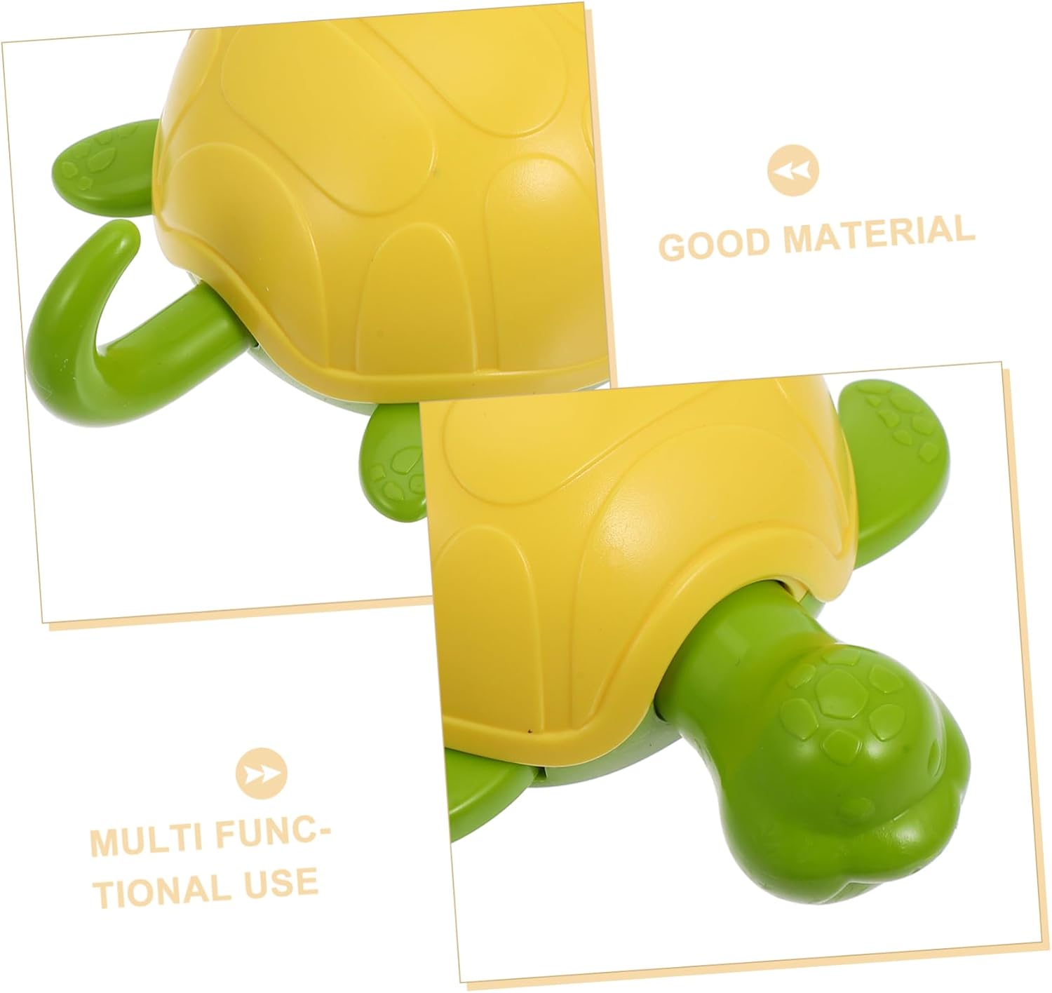 6pcs Adhesive Wall Hooks with Cute Turtle Design