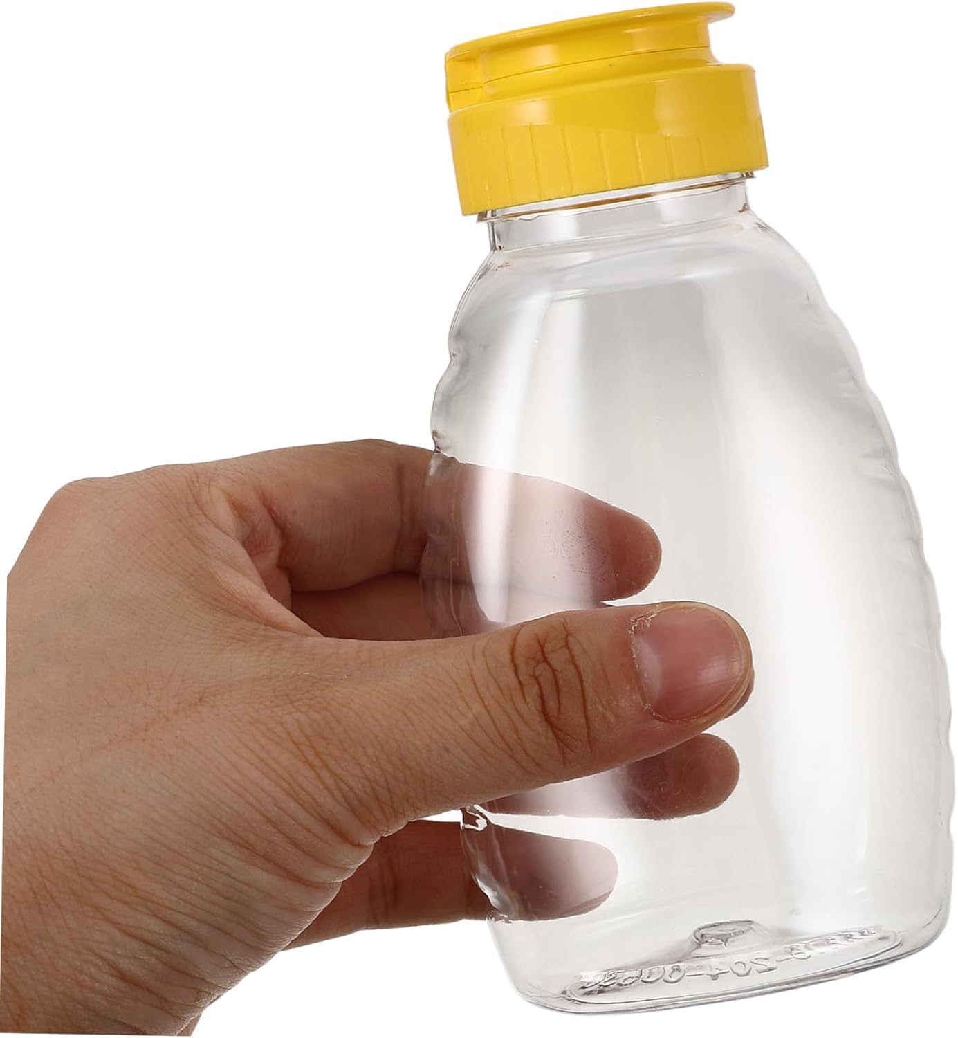 Garneck 4pcs PET Squeeze Condiment Bottles