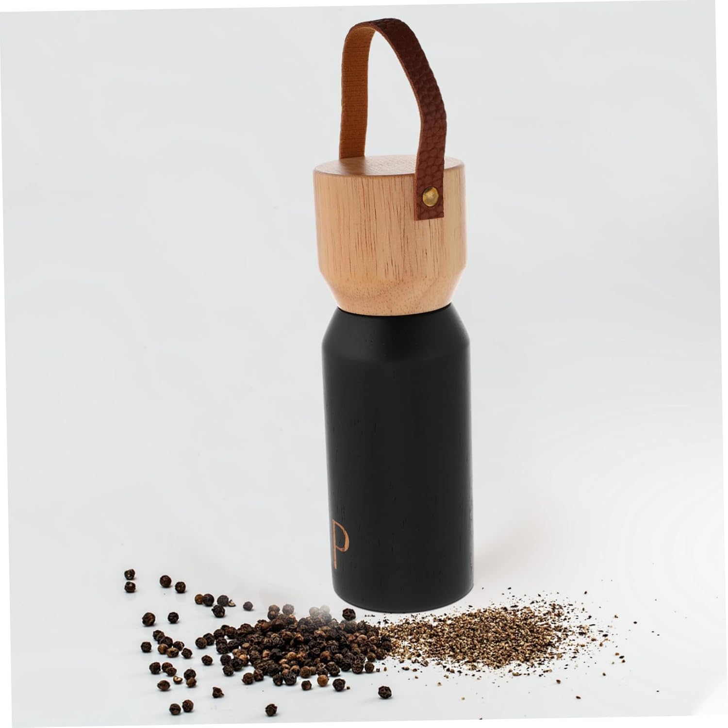 SHOWERORO Wooden Pepper Grinder for Home Kitchen