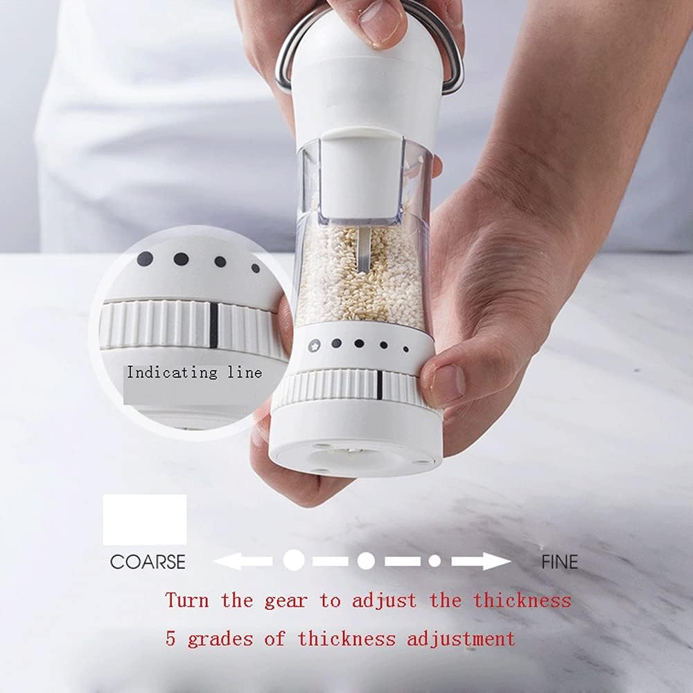 JAJKAFCL Pepper Grinder with 5-speed Adjustment