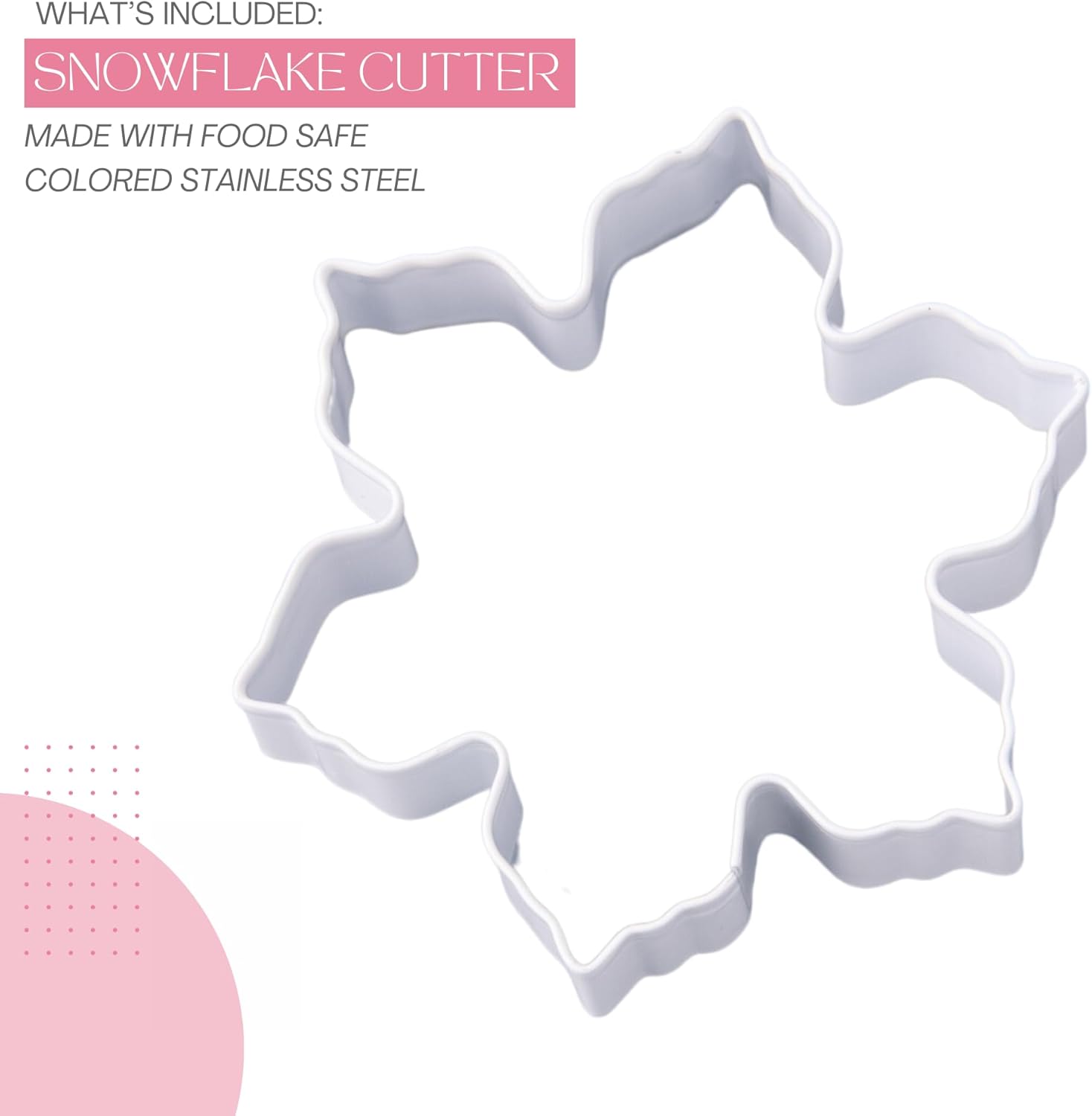 Cookie Cutter Kingdom Christmas Snowflake Cookie Cutter Set