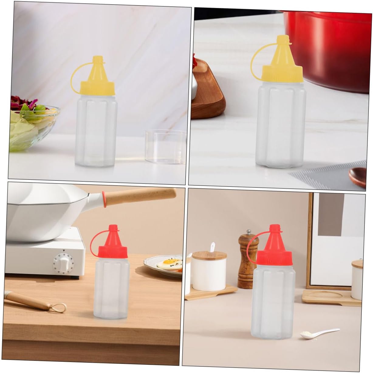Mini Condiment Bottles Leak-Proof Portable Sauce Containers