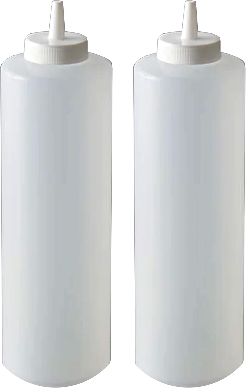 24 Oz Clear Squeeze Bottle Condiment Dispenser