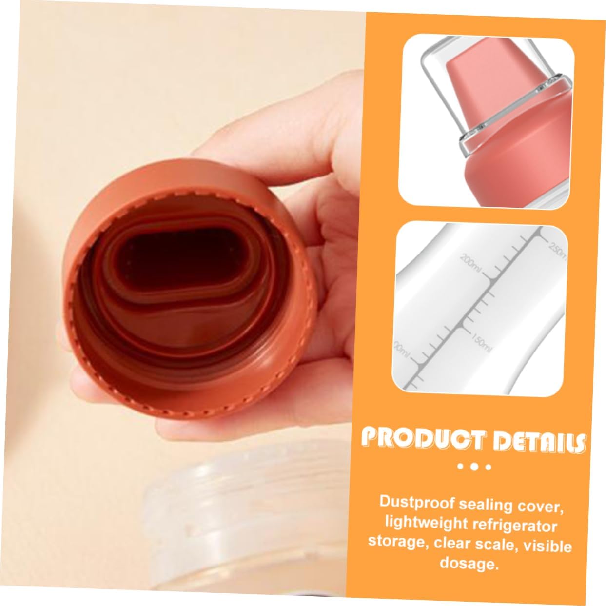 SHOWERORO Squeeze Bottles for Condiments and Sauces 1