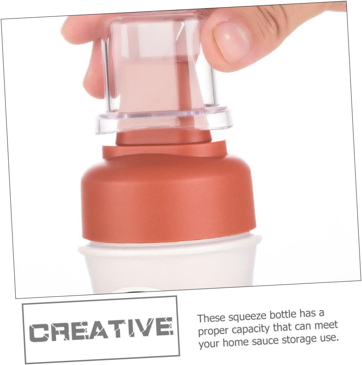 FELTECHELECTR Ketchup Squeeze Bottles 2 Pack with Scale