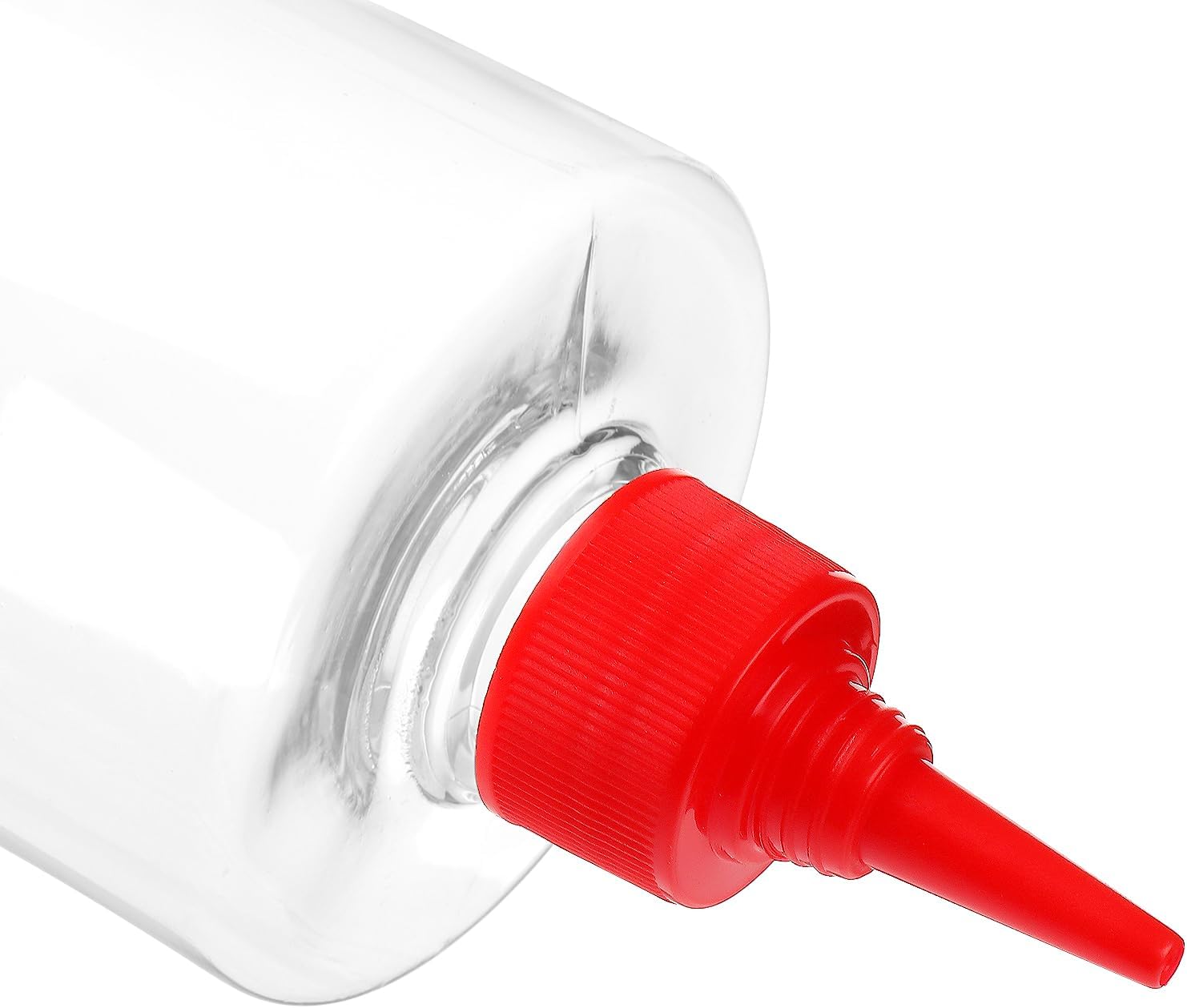 12 PCS 16 oz Clear Plastic Squeeze Bottles with Twist Top