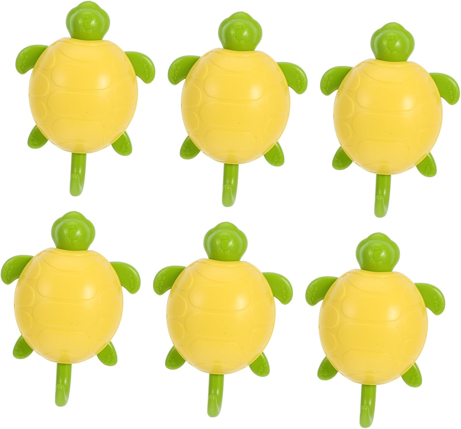 CHILDWEET 6pcs Adhesive Turtle Hooks for Home Use