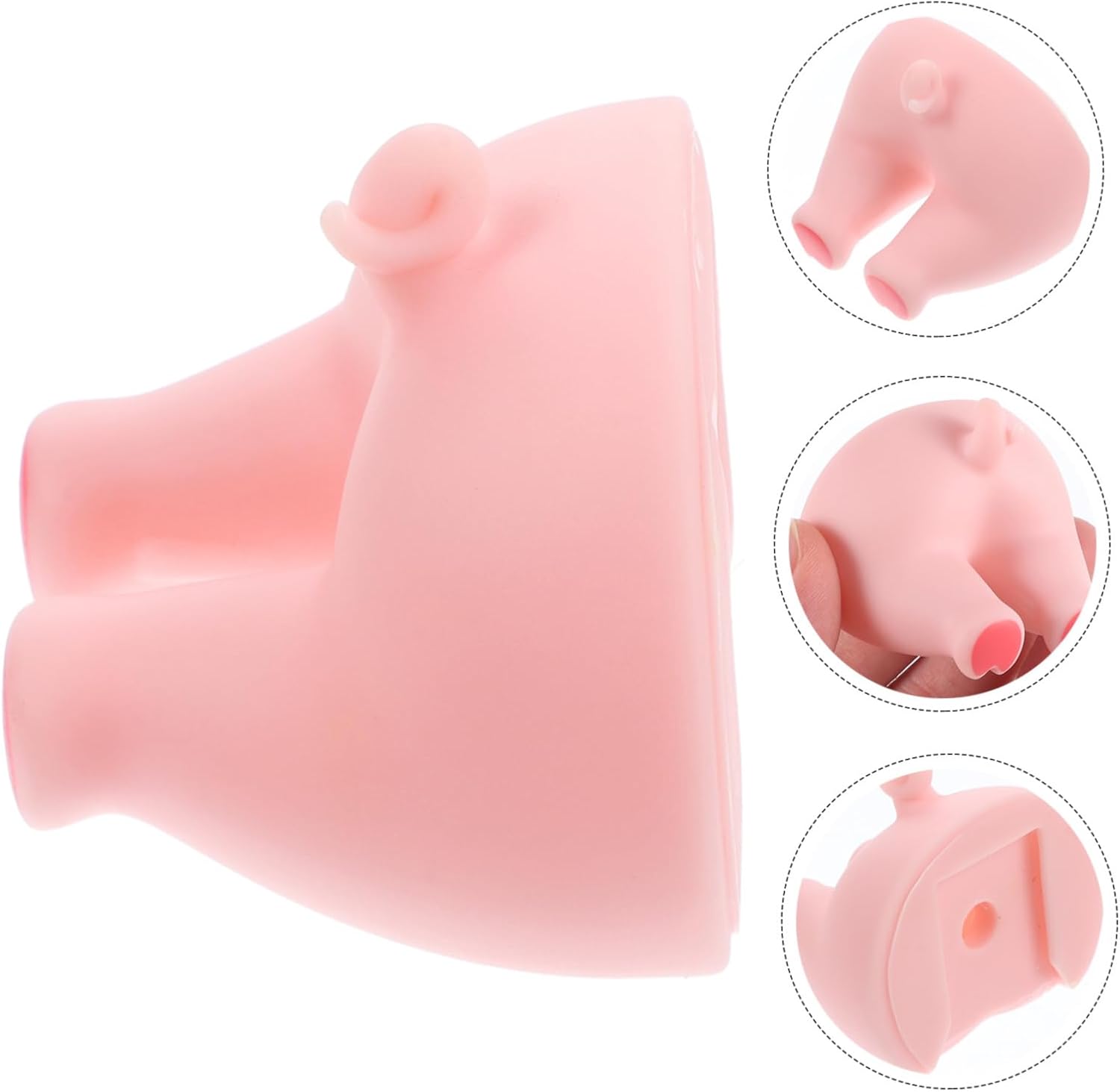 PRETYZOOM Cartoon Animal Tail Wall Hook Key and Toothbrush Holder 1